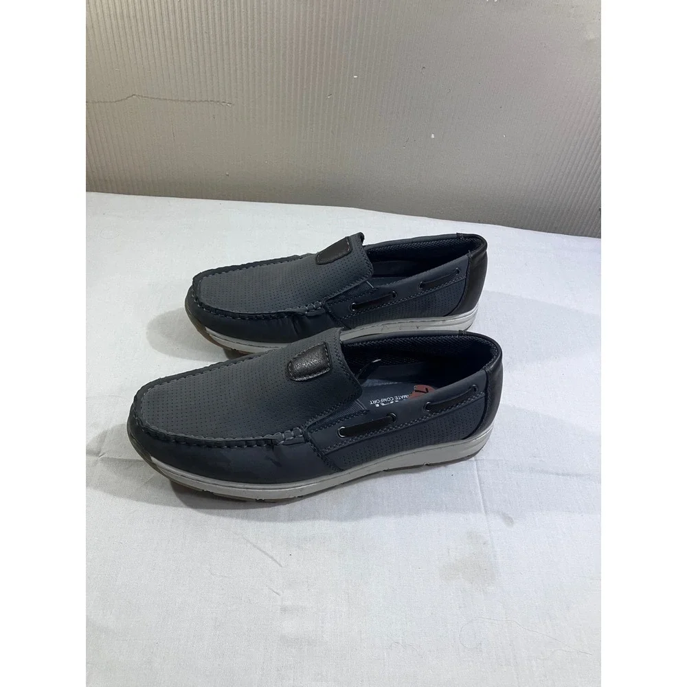 XRAY Men‎ Gray Brown XRW2548 Ultimate Comfort Slip On Loafer Boat Shoes 7.5